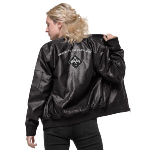 D.M.I. (Official) Leather Bomber Jacket